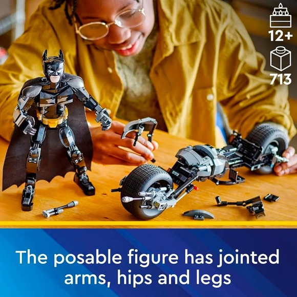 🆕Kids | Lego Batman Figure & Bat Pod Bike - Picture 3 of 14